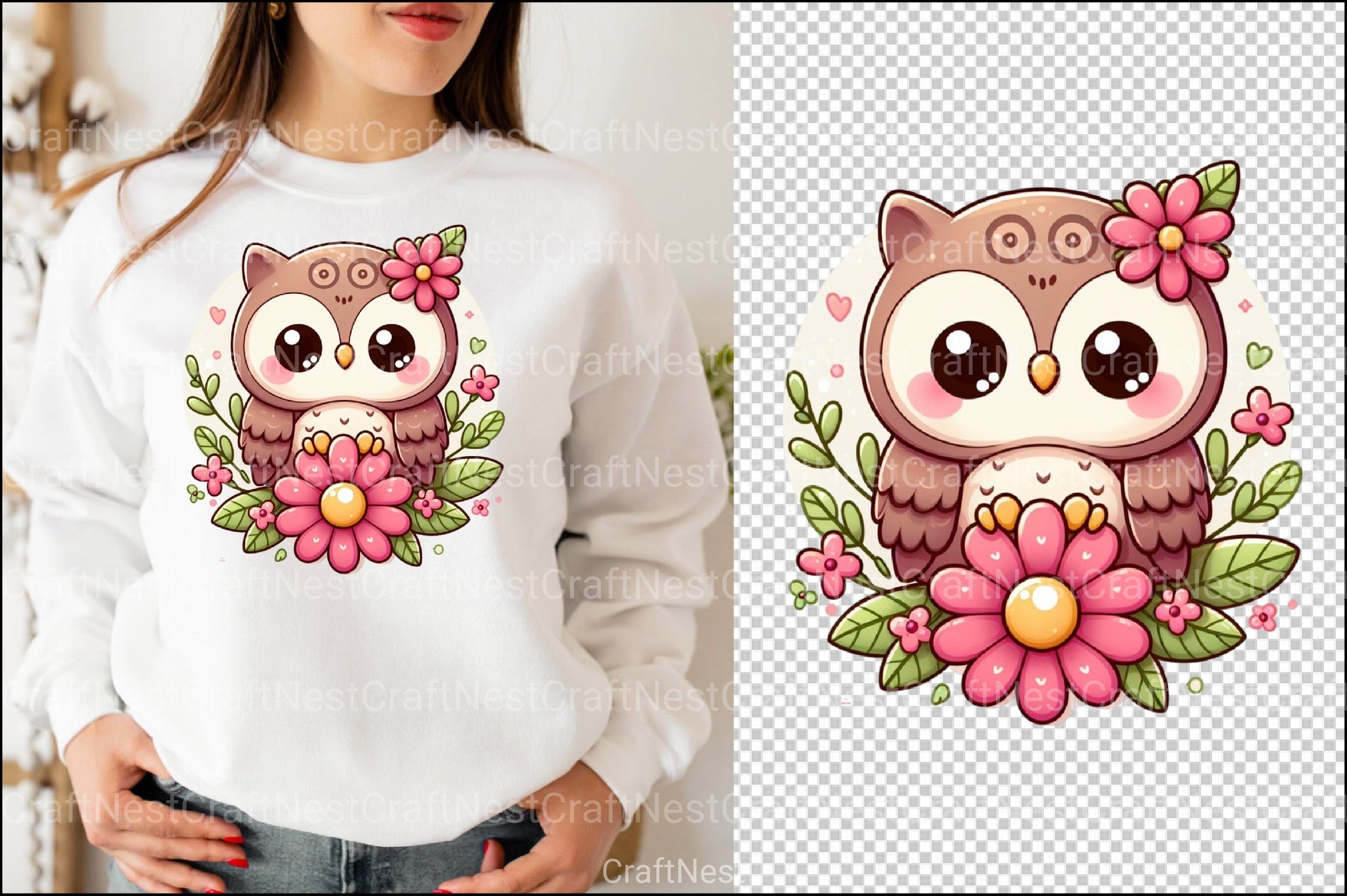 Cute Owl Clipart Bundle 1 - CraftNest - Digital Crafting and Art
