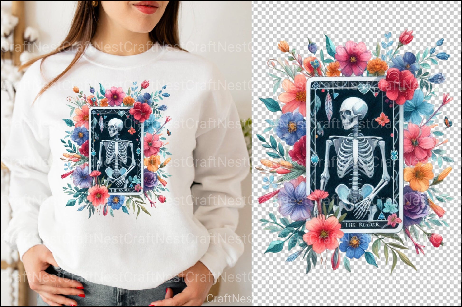 The Reader Tarot Card Clipart Bundle - CraftNest - Digital Crafting and Art