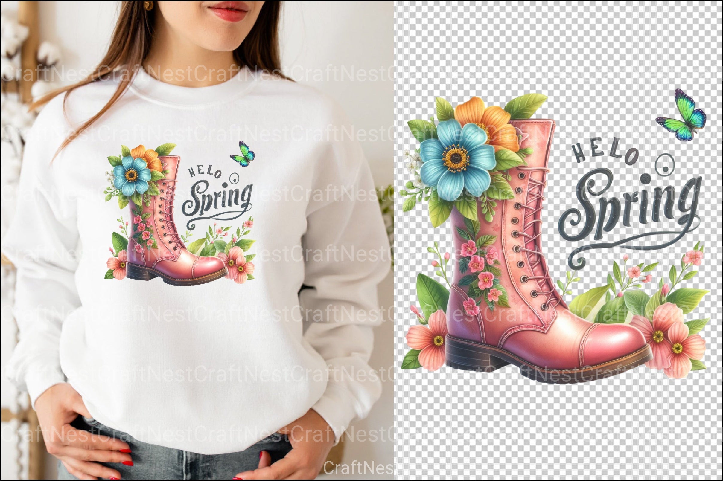Garden Boots Clipart Bundle 13 - CraftNest - Digital Crafting and Art