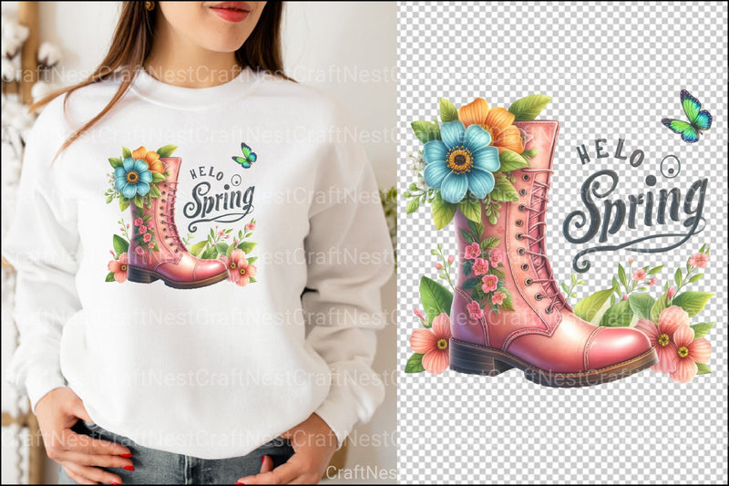 Garden Boots Clipart Bundle 13 - CraftNest - Digital Crafting and Art