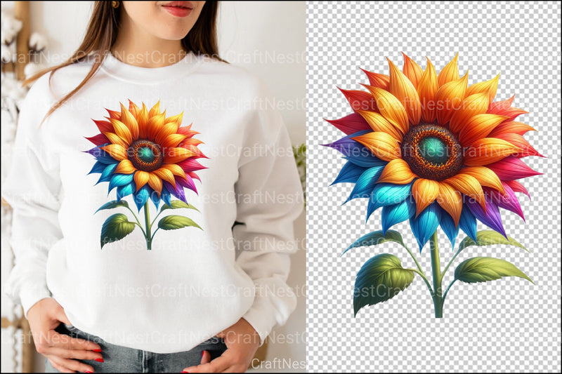 Sunflower 4th of July Clipart Bundle 3 - CraftNest - Digital Crafting and Art