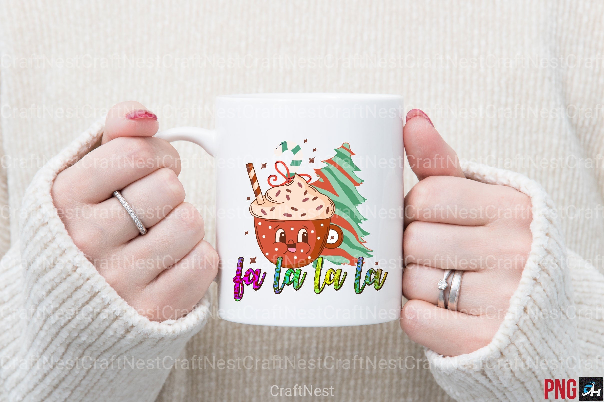 Retro Christmas Clipart Bundle - CraftNest - Digital Crafting and Art