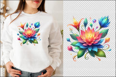 Magical Flower Clipart Bundle - CraftNest - Digital Crafting and Art