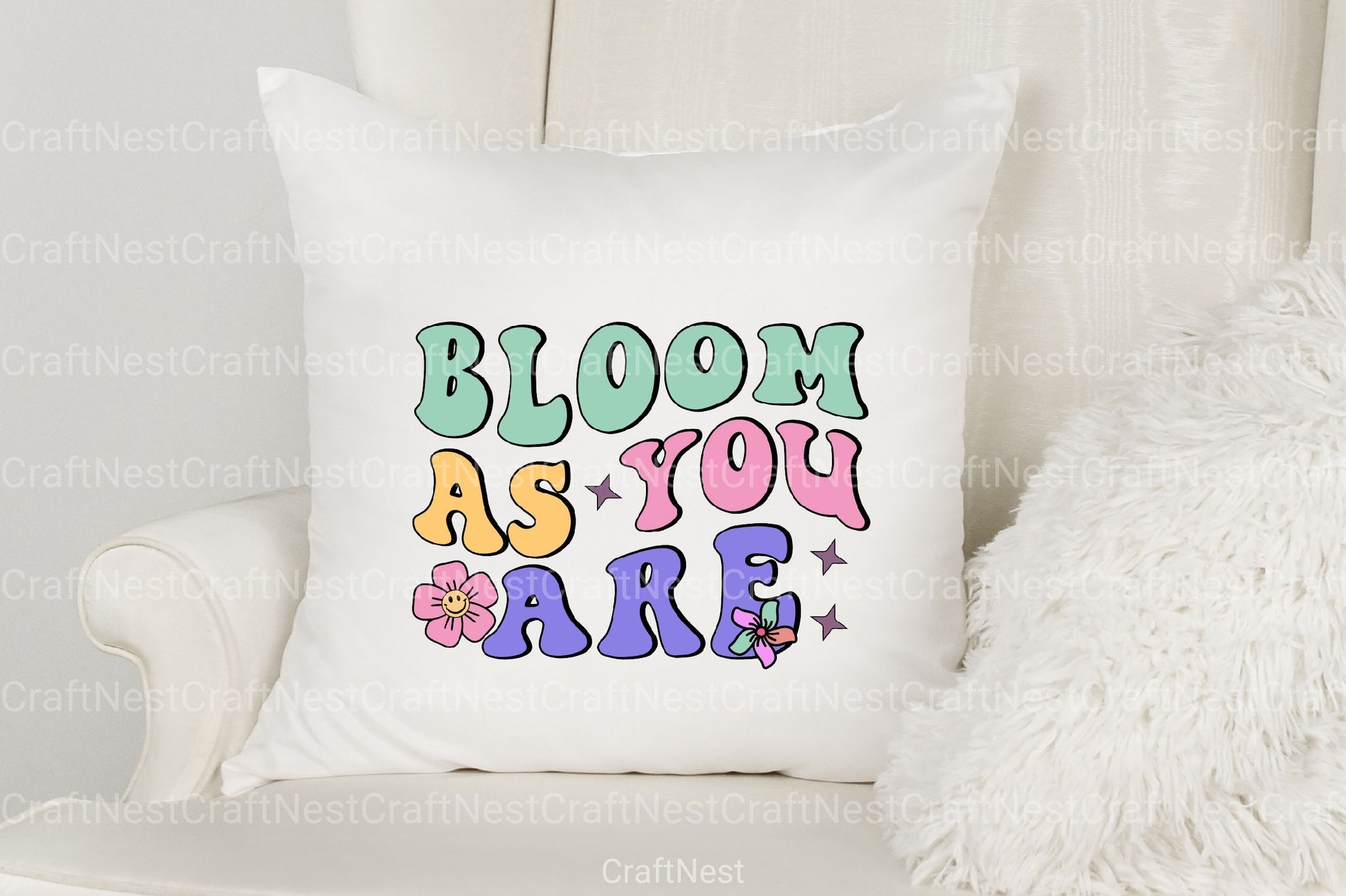 Retro Flower Quotes Bundle - CraftNest - Digital Crafting and Art