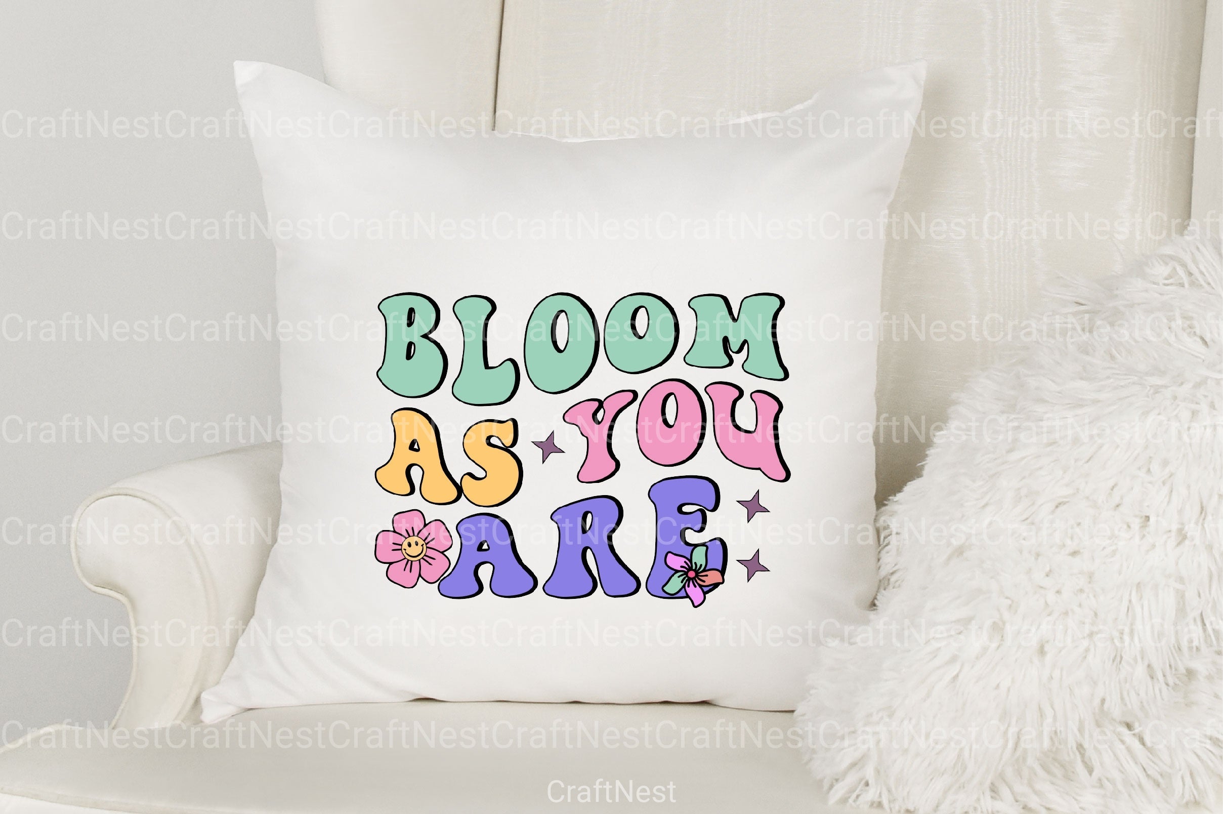 Retro Flower Quotes Bundle - CraftNest - Digital Crafting and Art