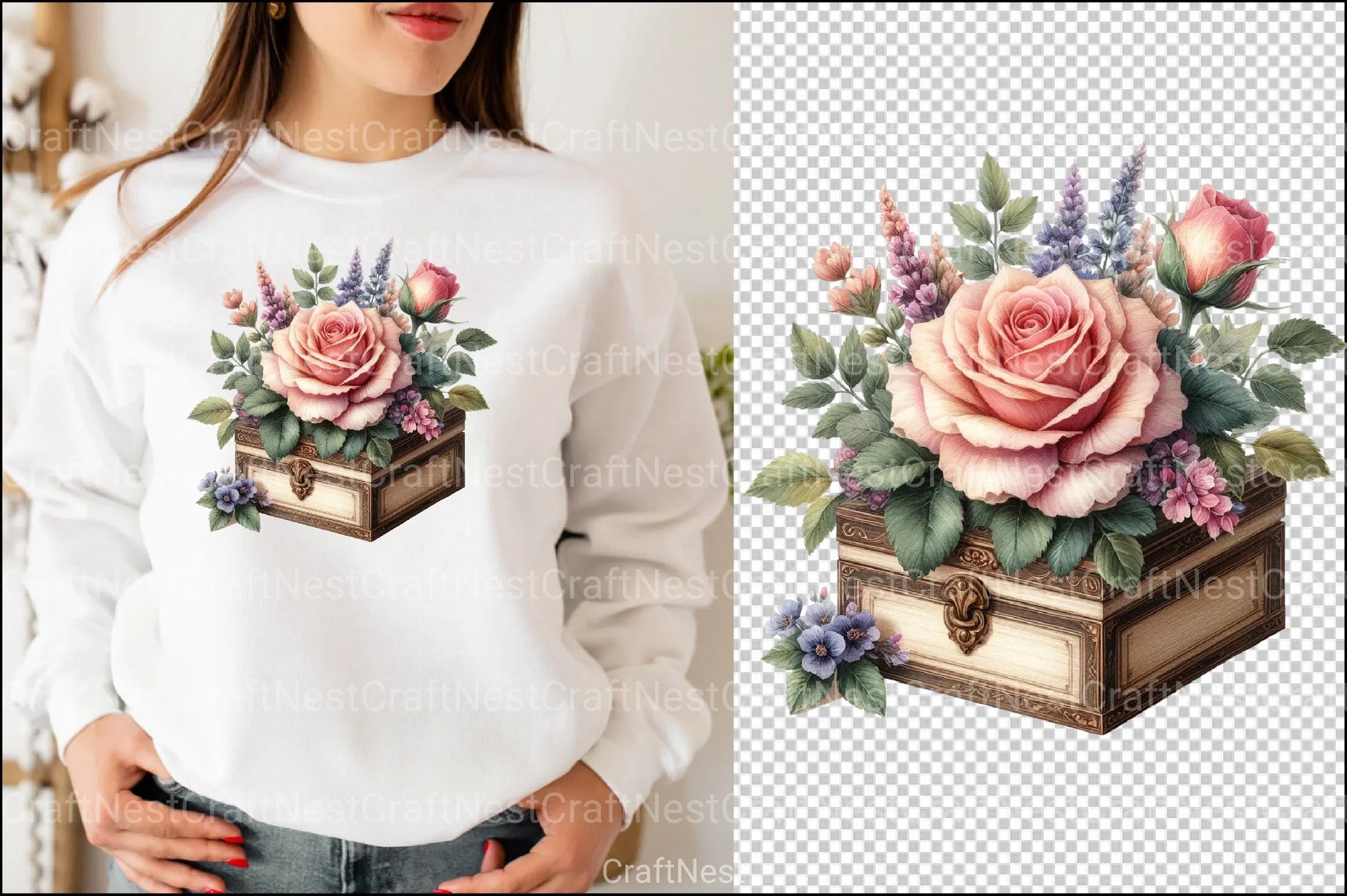 Flower Boxes Clipart Bundle - CraftNest - Digital Crafting and Art