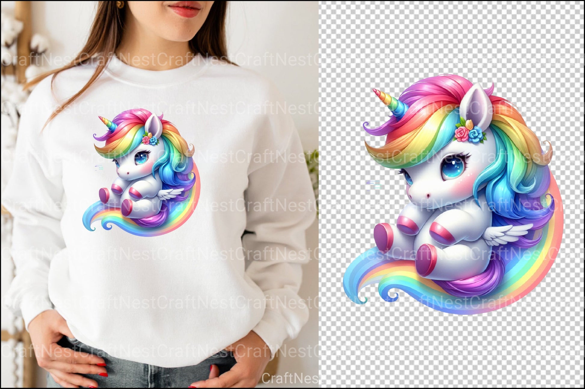 Unicorn Clipart Bundle 99 - CraftNest - Digital Crafting and Art