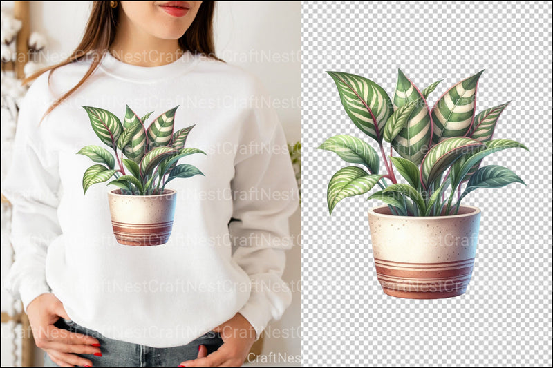 Potted Plants Clipart Bundle - CraftNest - Digital Crafting and Art