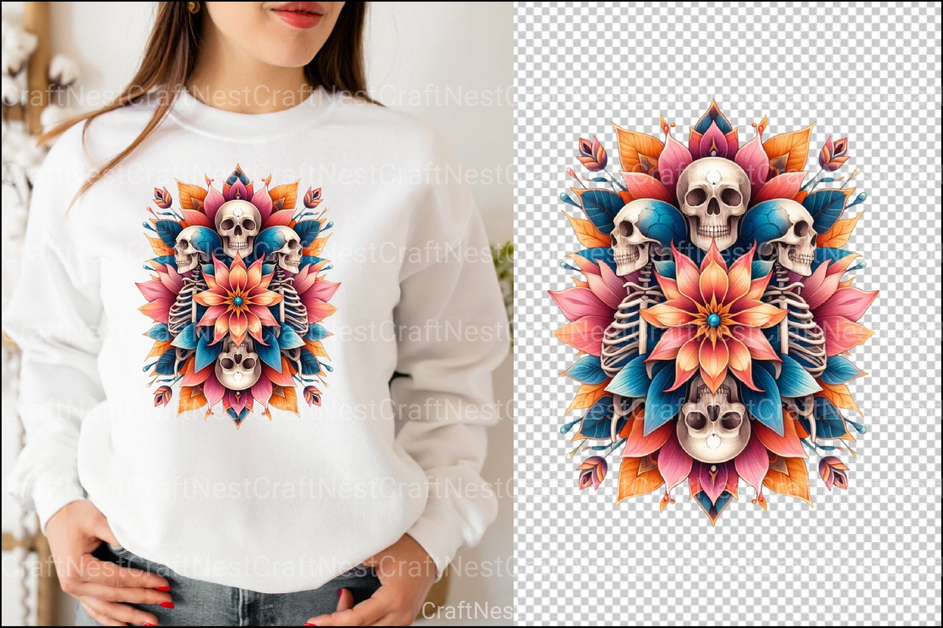 Ancient Skeleton Tarot Card Clipart Bundle - CraftNest - Digital Crafting and Art