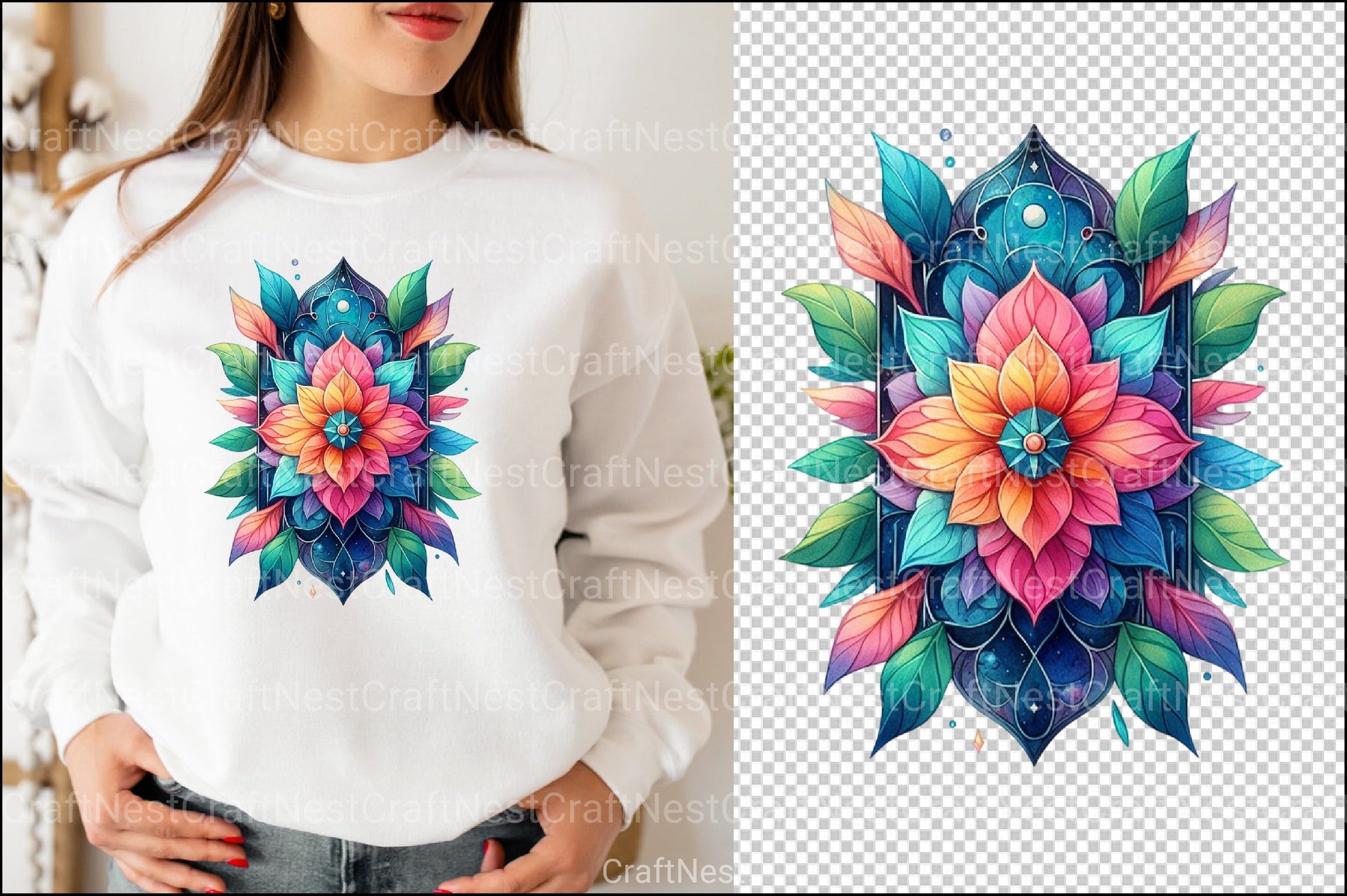 Flowers Tarot Cards Clipart Bundle 1 - CraftNest - Digital Crafting and Art