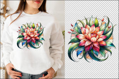 Stained Glass Birth Month Flowers Clipart Bundle - CraftNest - Digital Crafting and Art