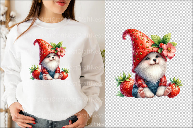 Fruit Dog Gnome Clipart Bundle - CraftNest - Digital Crafting and Art