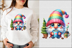 Coffee Lover Gnome Clipart Bundle - CraftNest - Digital Crafting and Art