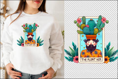 Plant Lover Funny Tarot Card Clipart Bundle - CraftNest - Digital Crafting and Art