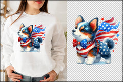 4th of July Dog Clipart Bundle 3 - CraftNest - Digital Crafting and Art