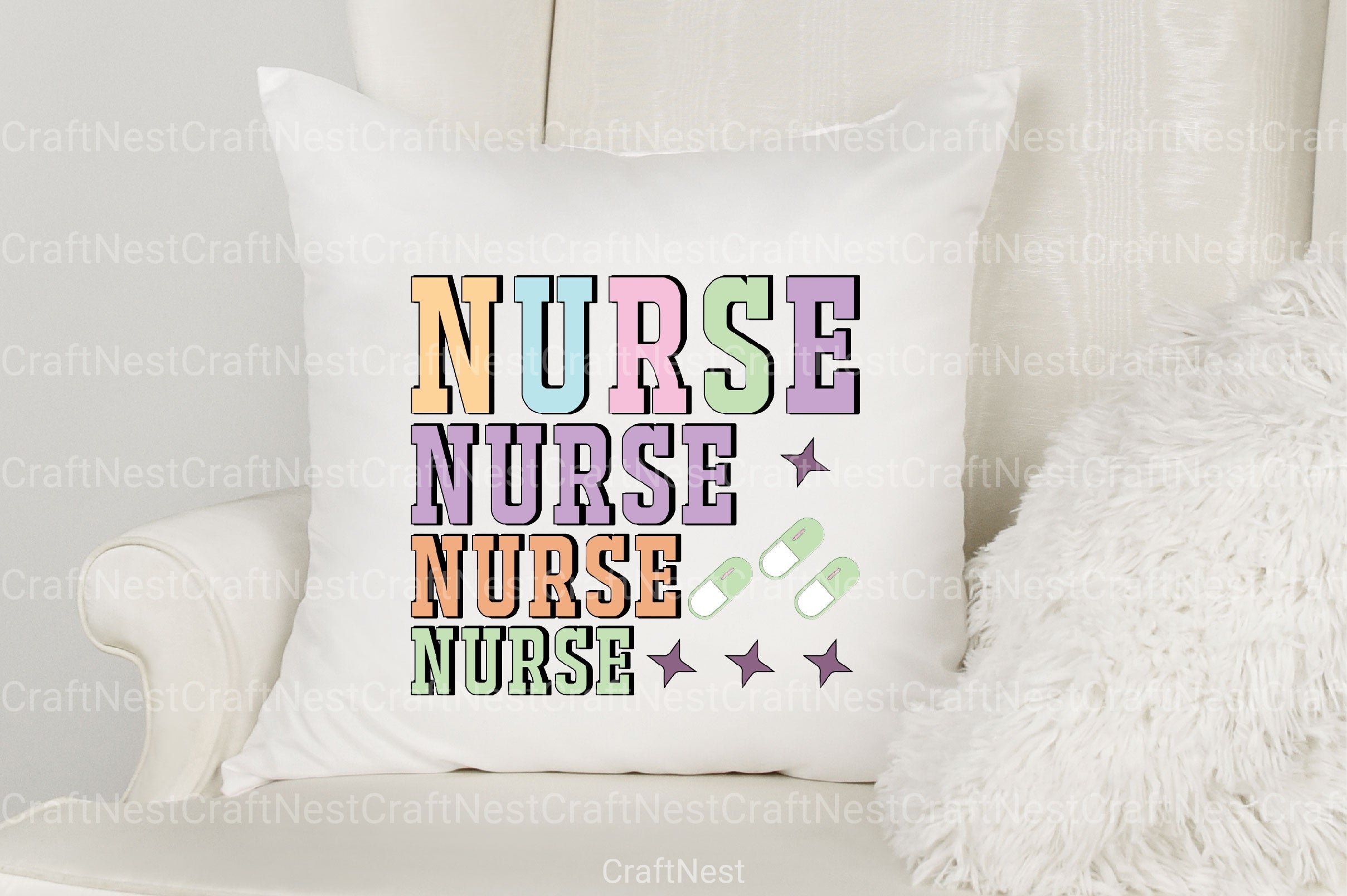 Retro Nurse Bundle - CraftNest - Digital Crafting and Art