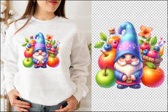 Fruit Gnomes Clipart Bundle - CraftNest - Digital Crafting and Art