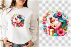 Mother and Baby Mother's Day Clipart Bundle - CraftNest - Digital Crafting and Art