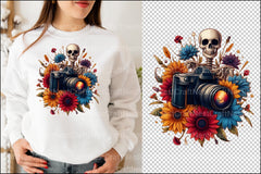 Photographer Skeleton Tarot Card Clipart Bundle - CraftNest - Digital Crafting and Art