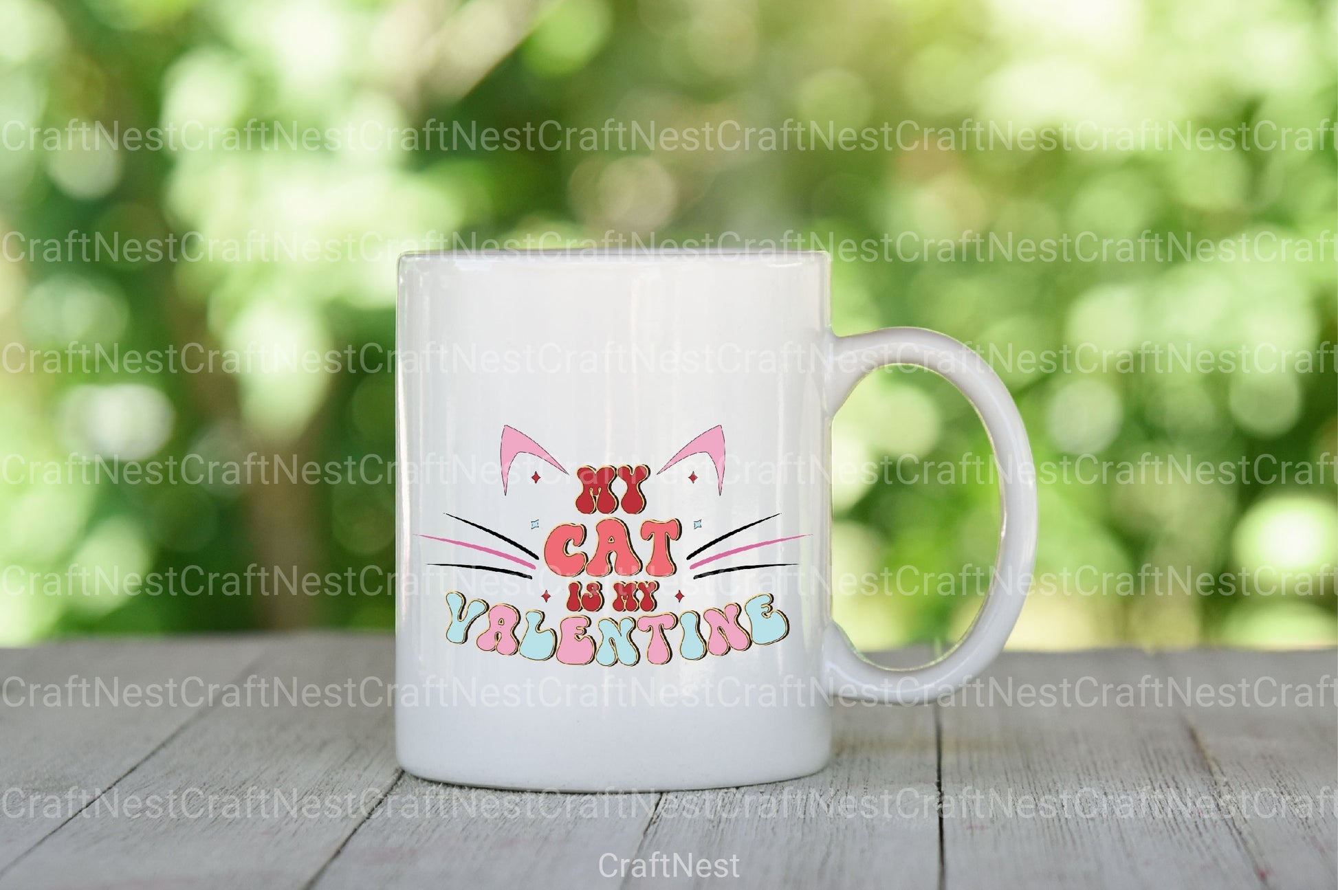 Retro Valentine's Day Design Bundle - CraftNest - Digital Crafting and Art