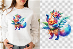 Hawaiian Dancing Animals Clipart Bundle 2 - CraftNest - Digital Crafting and Art