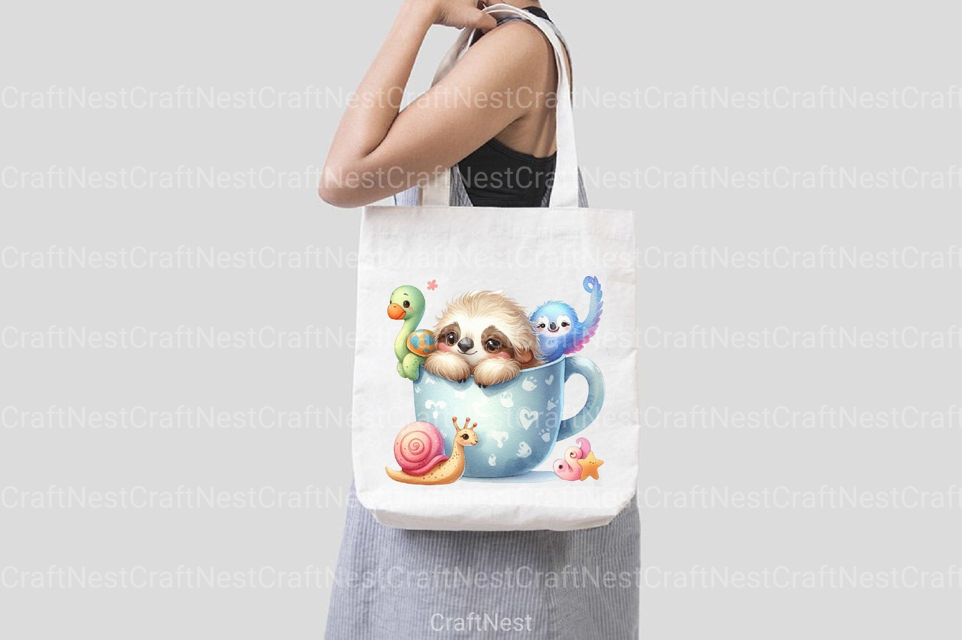 Cute Baby Animal Clipart Bundle - CraftNest - Digital Crafting and Art