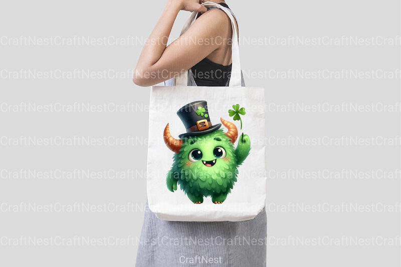 St. Patrick's Day Monsters Clipart Bundle - CraftNest - Digital Crafting and Art