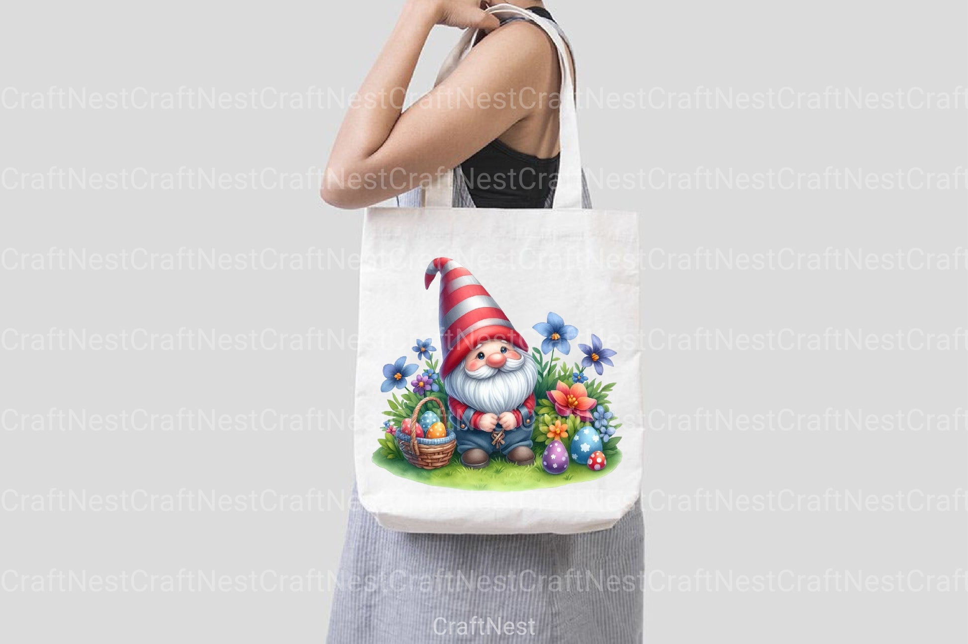 Easter Gnome Clipart Bundle 1 - CraftNest - Digital Crafting and Art