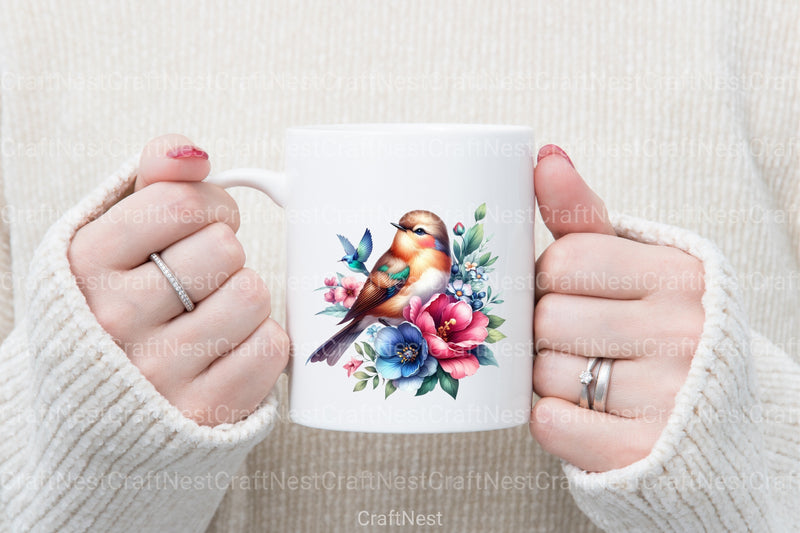 Beautiful Birds Clipart Bundle - CraftNest - Digital Crafting and Art