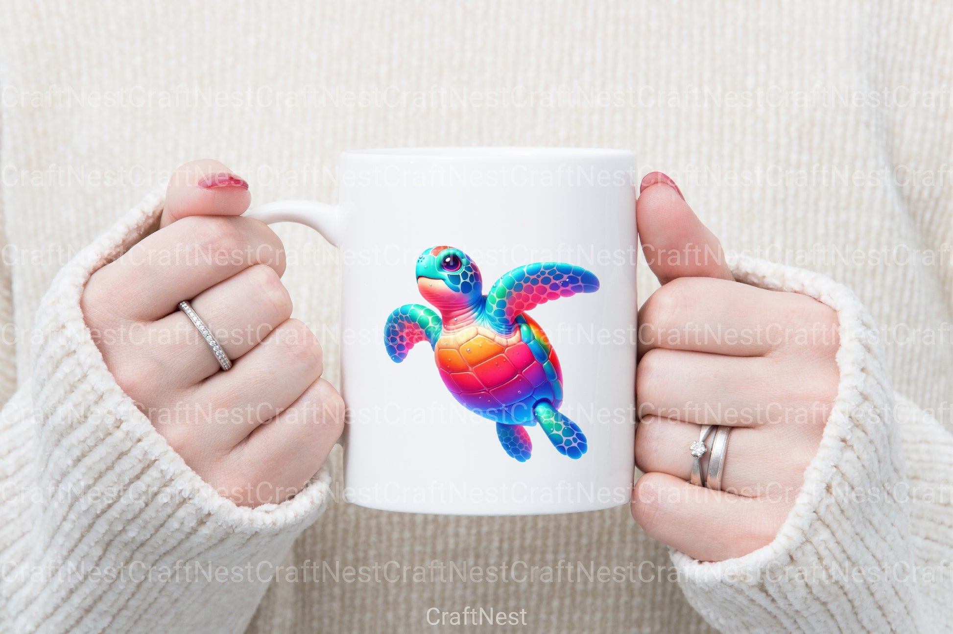 Sea Turtle Pool Party Clipart Bundle - CraftNest - Digital Crafting and Art