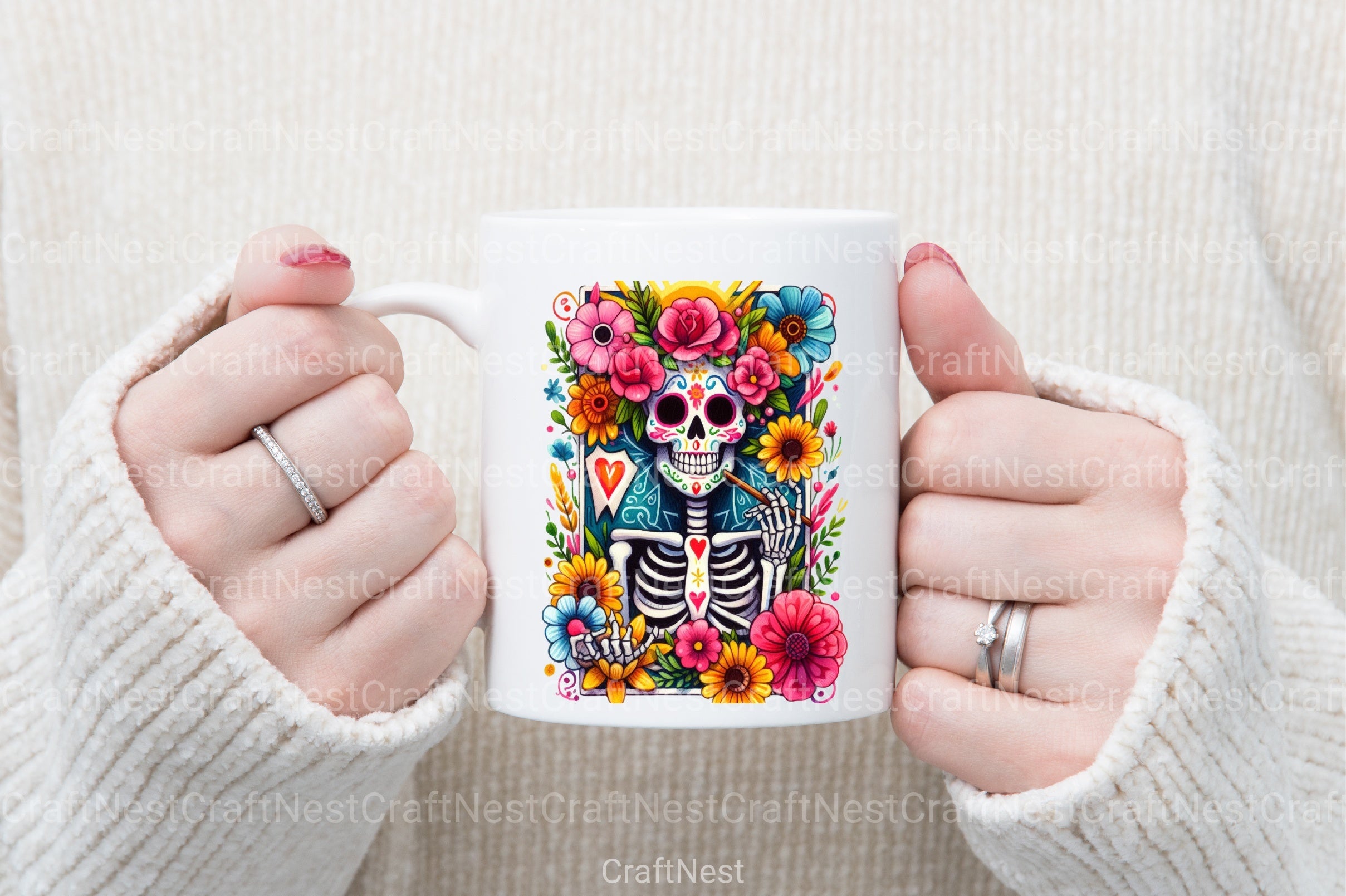 Funny Skeleton Tarot Cards Clipart Bundle 1 - CraftNest - Digital Crafting and Art