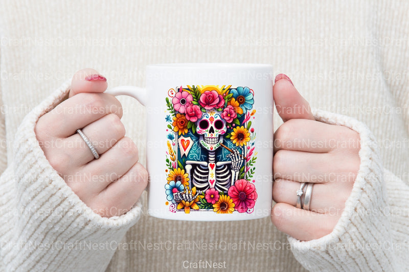 Funny Skeleton Tarot Cards Clipart Bundle 1 - CraftNest - Digital Crafting and Art