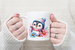 Cute Baby Penguins Clipart Bundle - CraftNest - Digital Crafting and Art