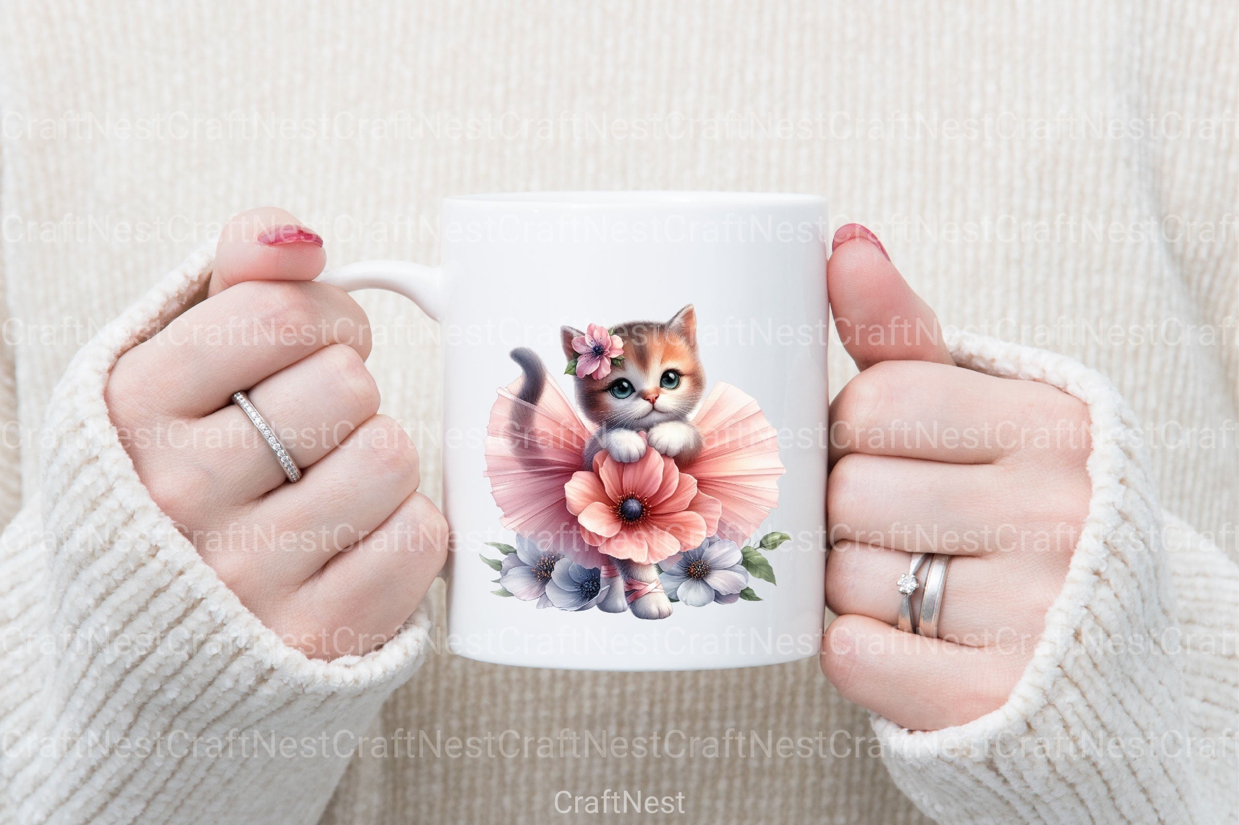 Ballet Kitten Clipart Bundle - CraftNest - Digital Crafting and Art