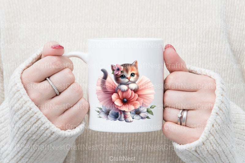 Ballet Kitten Clipart Bundle - CraftNest - Digital Crafting and Art