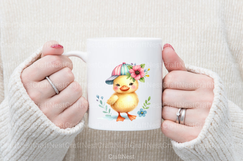 Cute Little Ducks Clipart Bundle 4 - CraftNest - Digital Crafting and Art