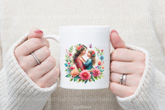 Mother and Baby Mother's Day Clipart Bundle 4 - CraftNest - Digital Crafting and Art