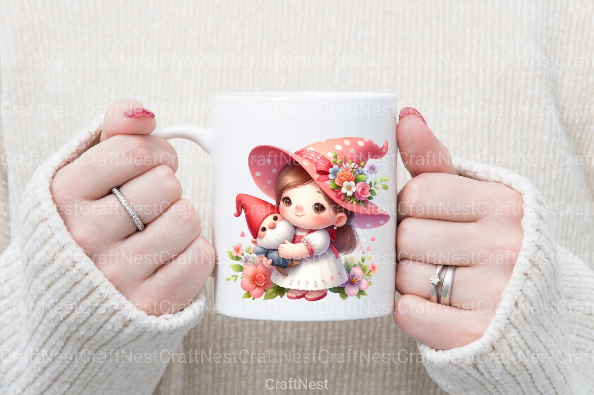 Mother's Day Gnome Clipart Bundle 8 - CraftNest - Digital Crafting and Art