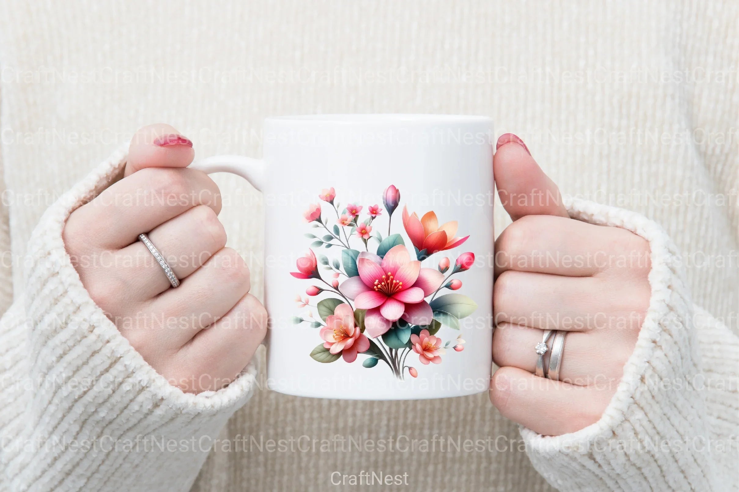 Spring Flowers Clipart Bundle 26 - CraftNest - Digital Crafting and Art