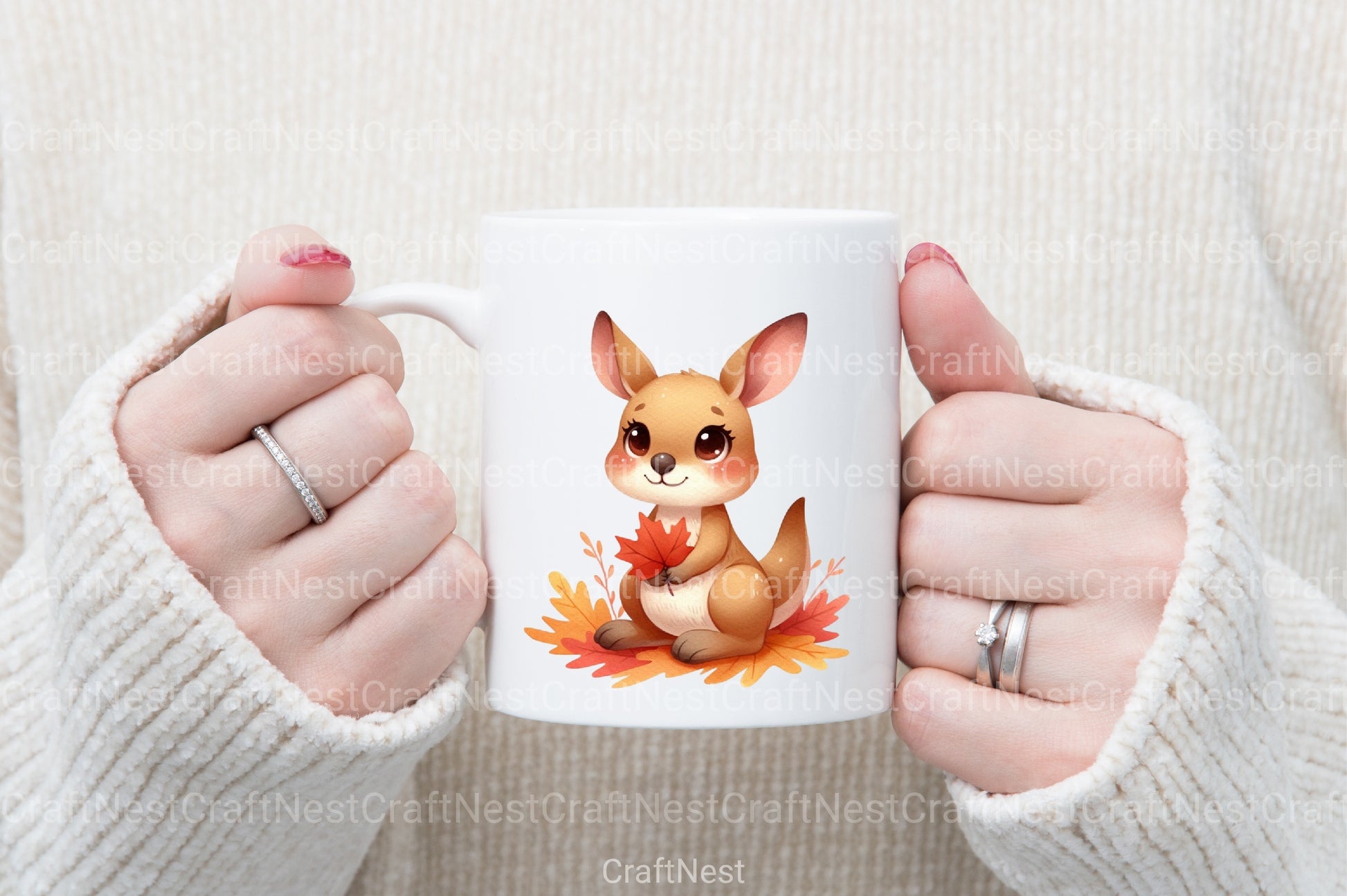 Autumn Kangaroo Clipart Bundle 67 - CraftNest - Digital Crafting and Art