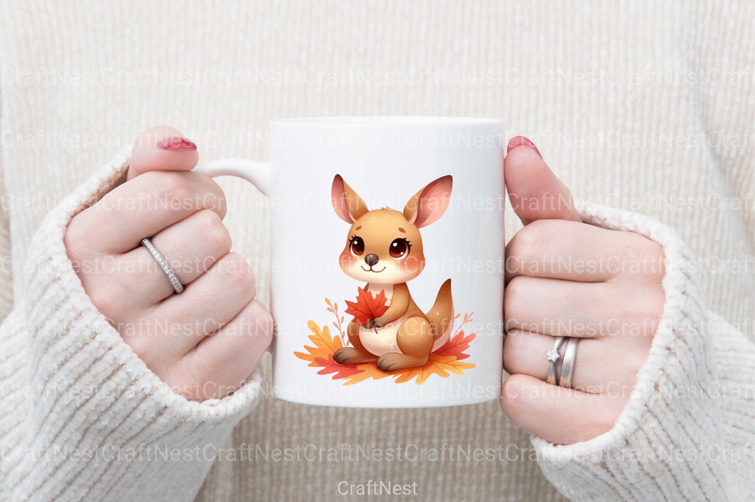 Autumn Kangaroo Clipart Bundle 67 - CraftNest - Digital Crafting and Art