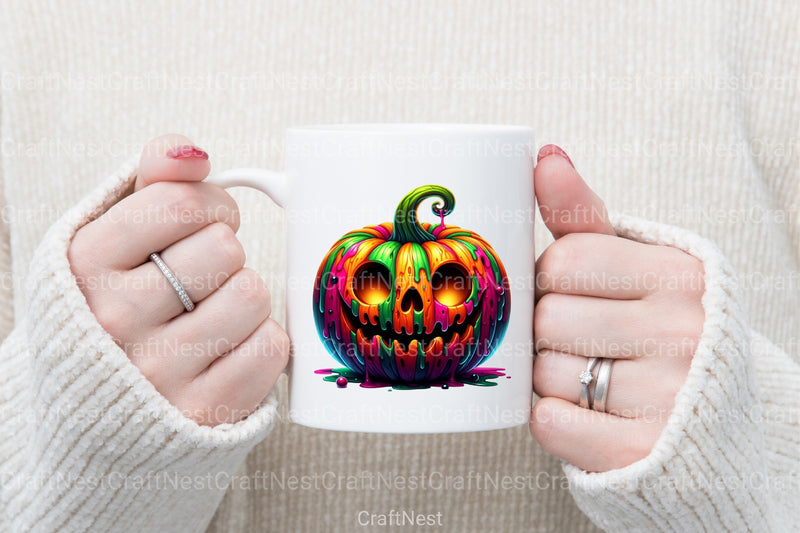 Horror Pumpkin Clipart Bundle 77 - CraftNest - Digital Crafting and Art