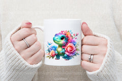 Cute Baby Dinosaur Clipart Bundle - CraftNest - Digital Crafting and Art