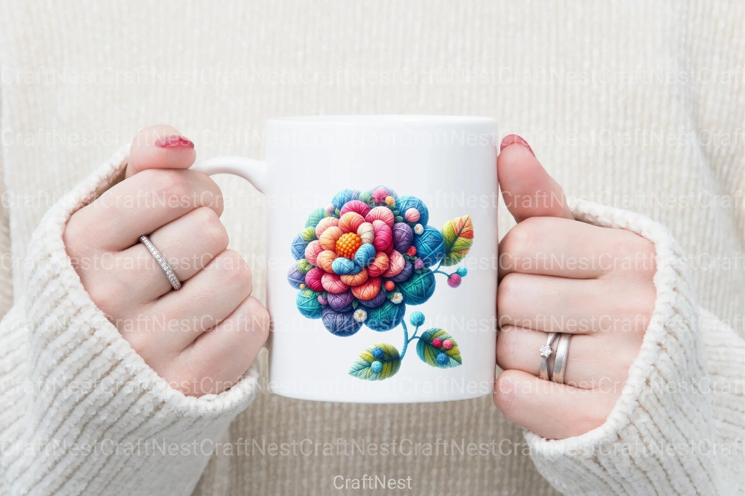 Crochet Floral Animals Clipart Bundle - CraftNest - Digital Crafting and Art