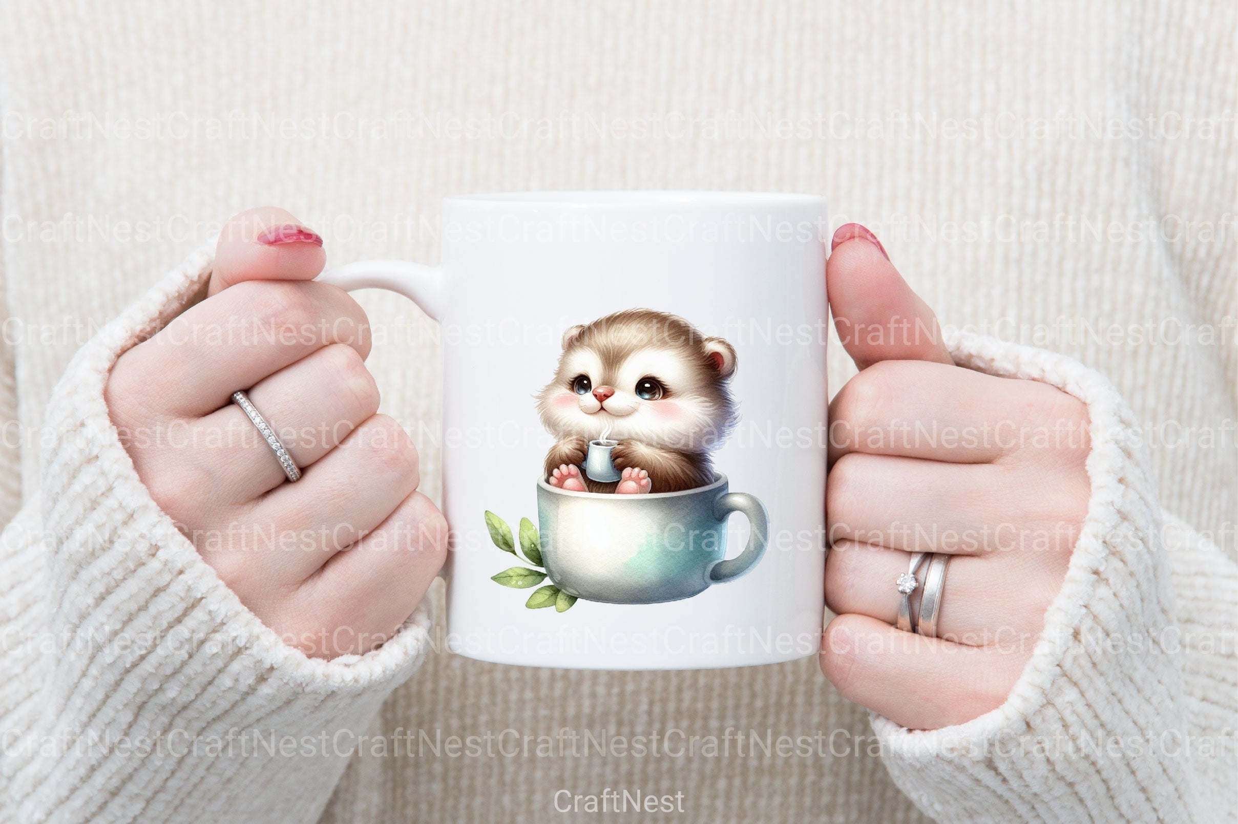 Cute Baby Animal Clipart Bundle - CraftNest - Digital Crafting and Art