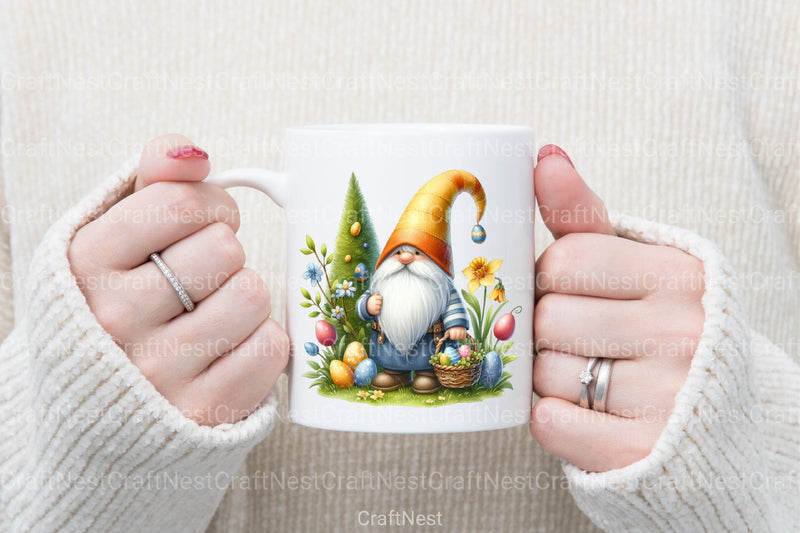 Easter Gnome Clipart Bundle 1 - CraftNest - Digital Crafting and Art