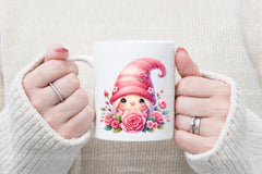 Cute Gnome Rose Clipart Bundle 99 - CraftNest - Digital Crafting and Art