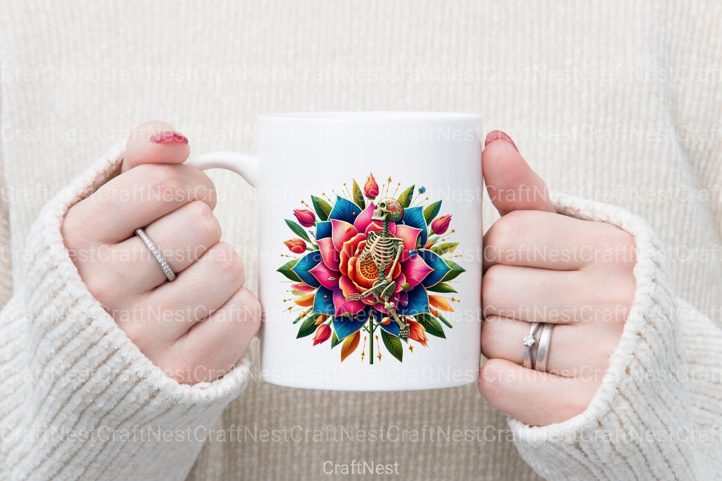 Ancient Skeleton Tarot Card Clipart Bundle - CraftNest - Digital Crafting and Art