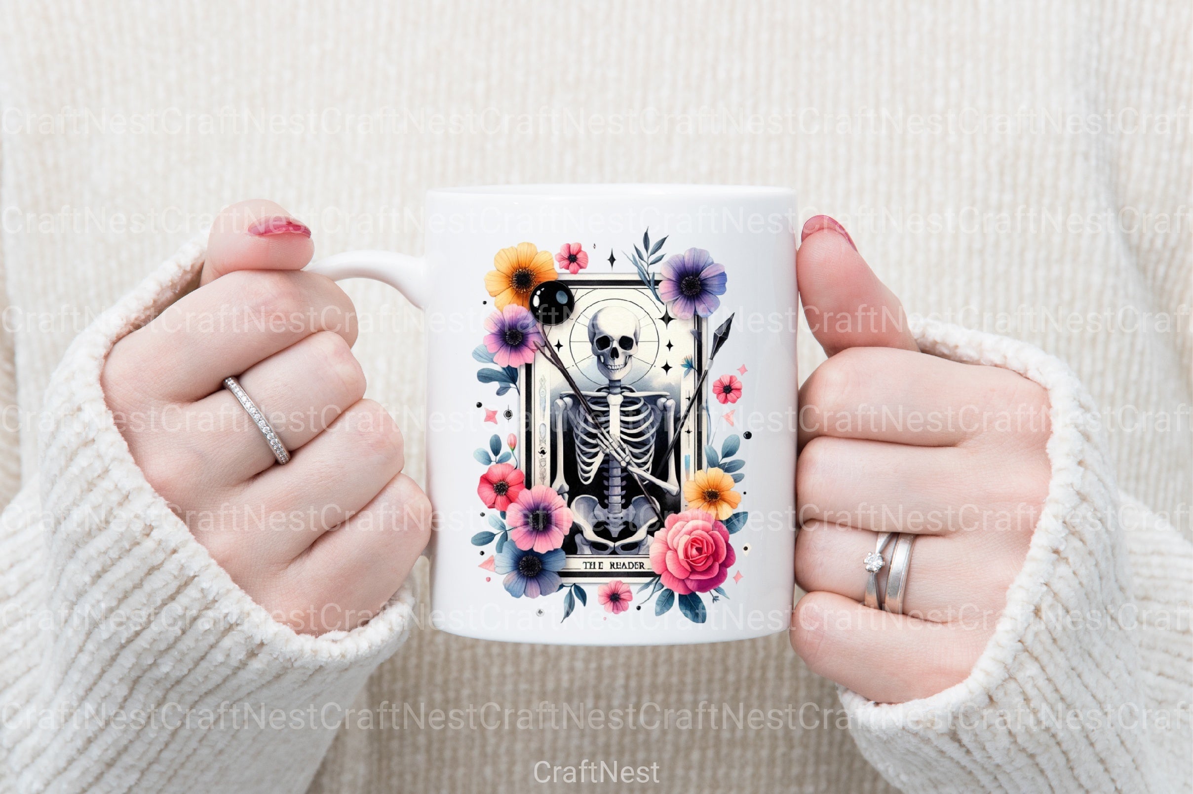 The Reader Tarot Card Clipart Bundle - CraftNest - Digital Crafting and Art