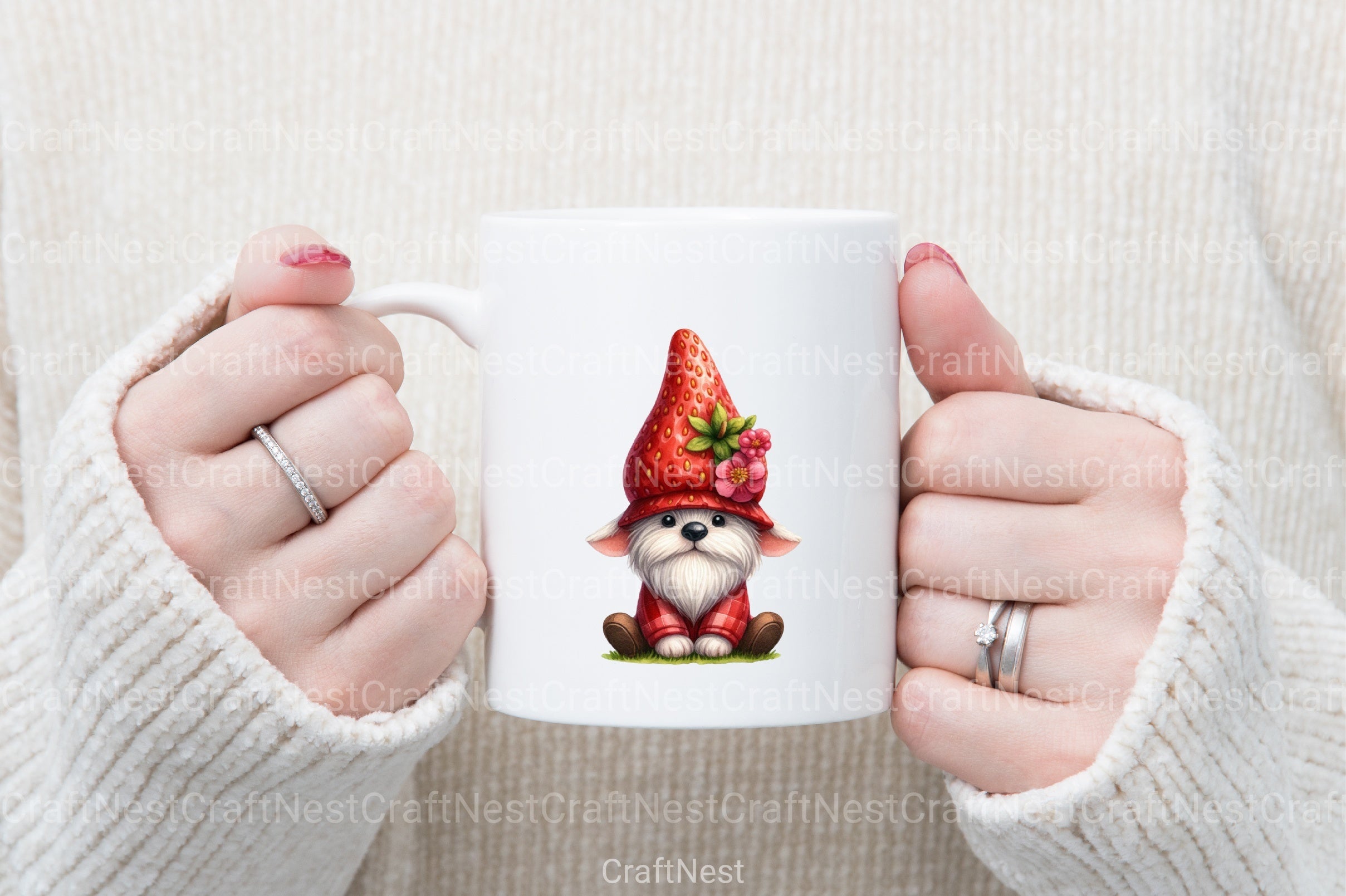 Fruit Dog Gnome Clipart Bundle - CraftNest - Digital Crafting and Art